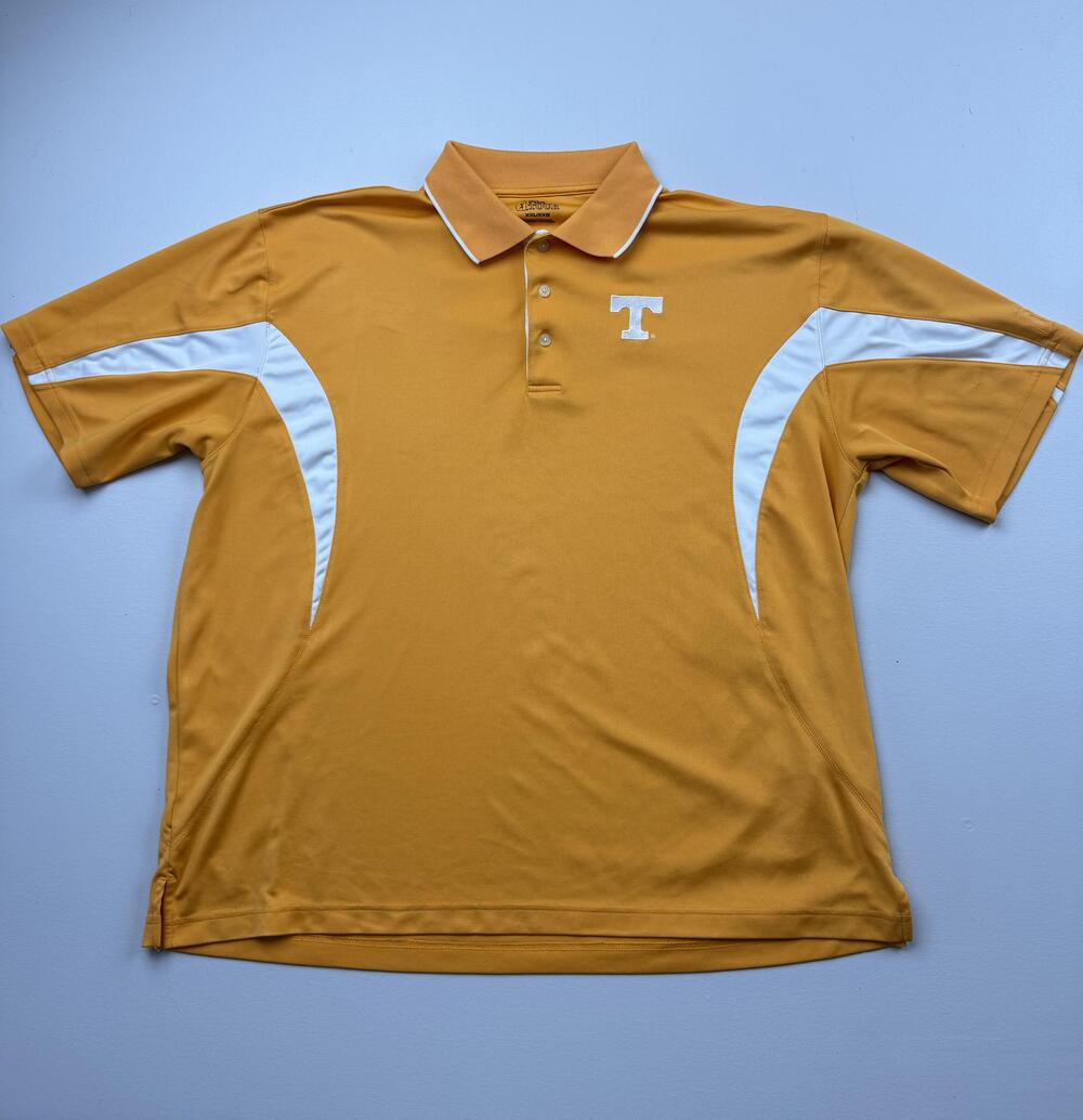 Tennessee Volunteers Polo Shirt Mens 2XL Orange NCAA Golf PGA TOUR Embroidered